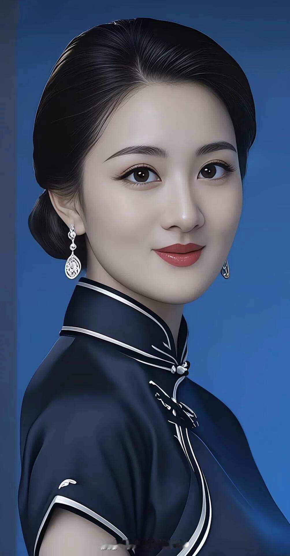 复古旗袍美人，优雅气质，韵味十足！