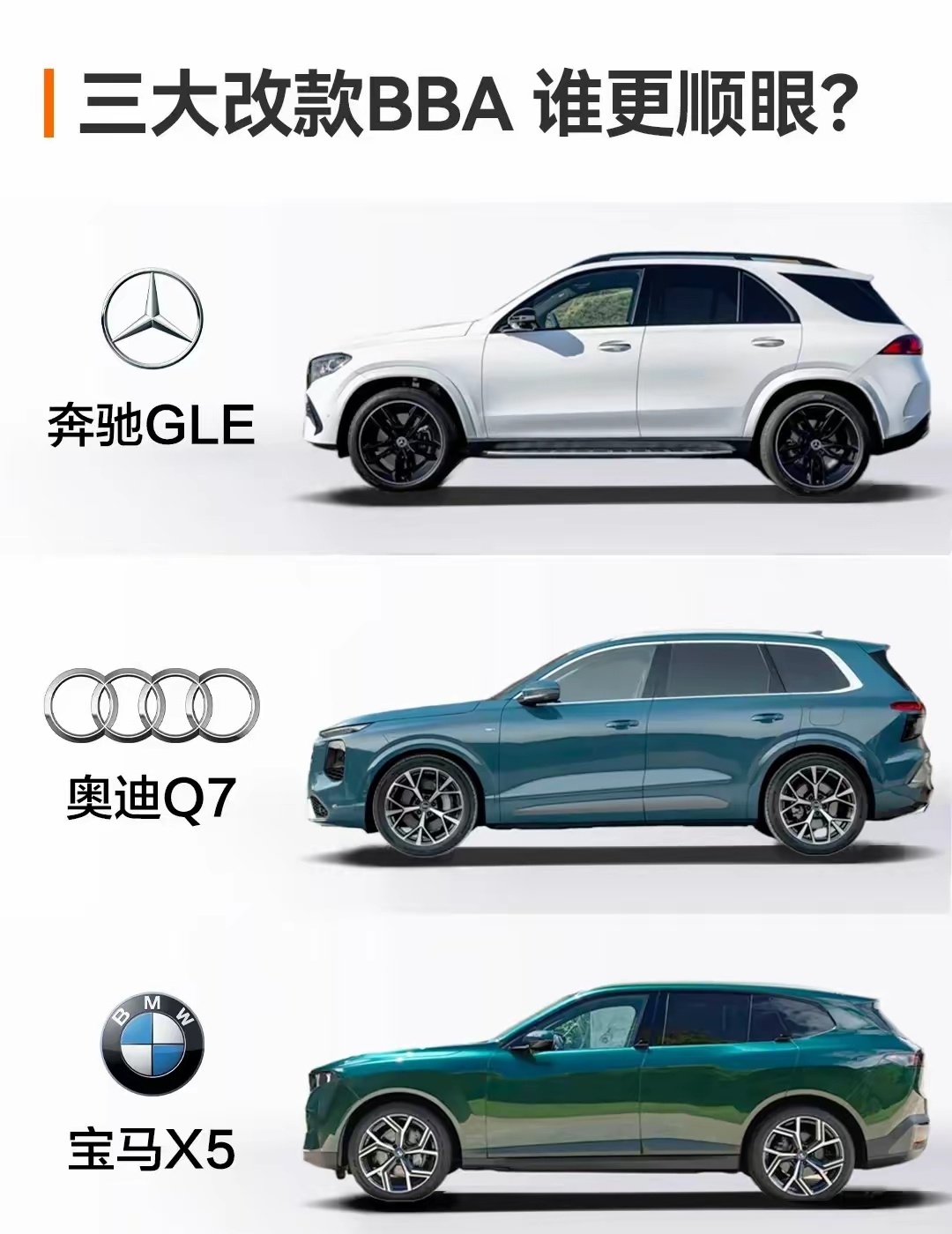 奔驰：全靠同行衬托BBA改款，你更看好谁？ ​​​