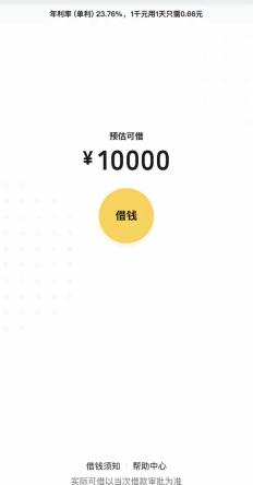 作为之前没什么信贷记录的首贷户，开通微粒贷后额度10000 元。第一次用是家里换