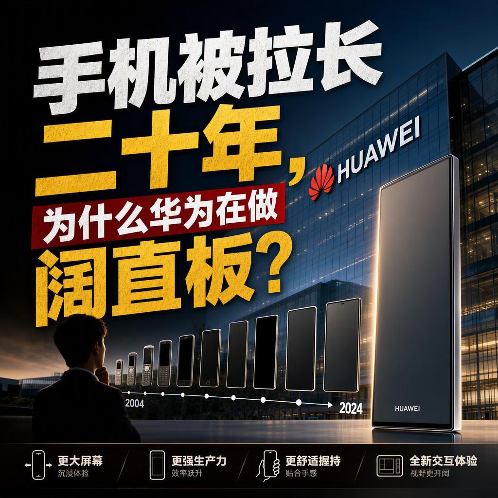 很多人以为手机形态早就定死了，直板机再怎么升级也就是那张老脸。
但8月20日华为