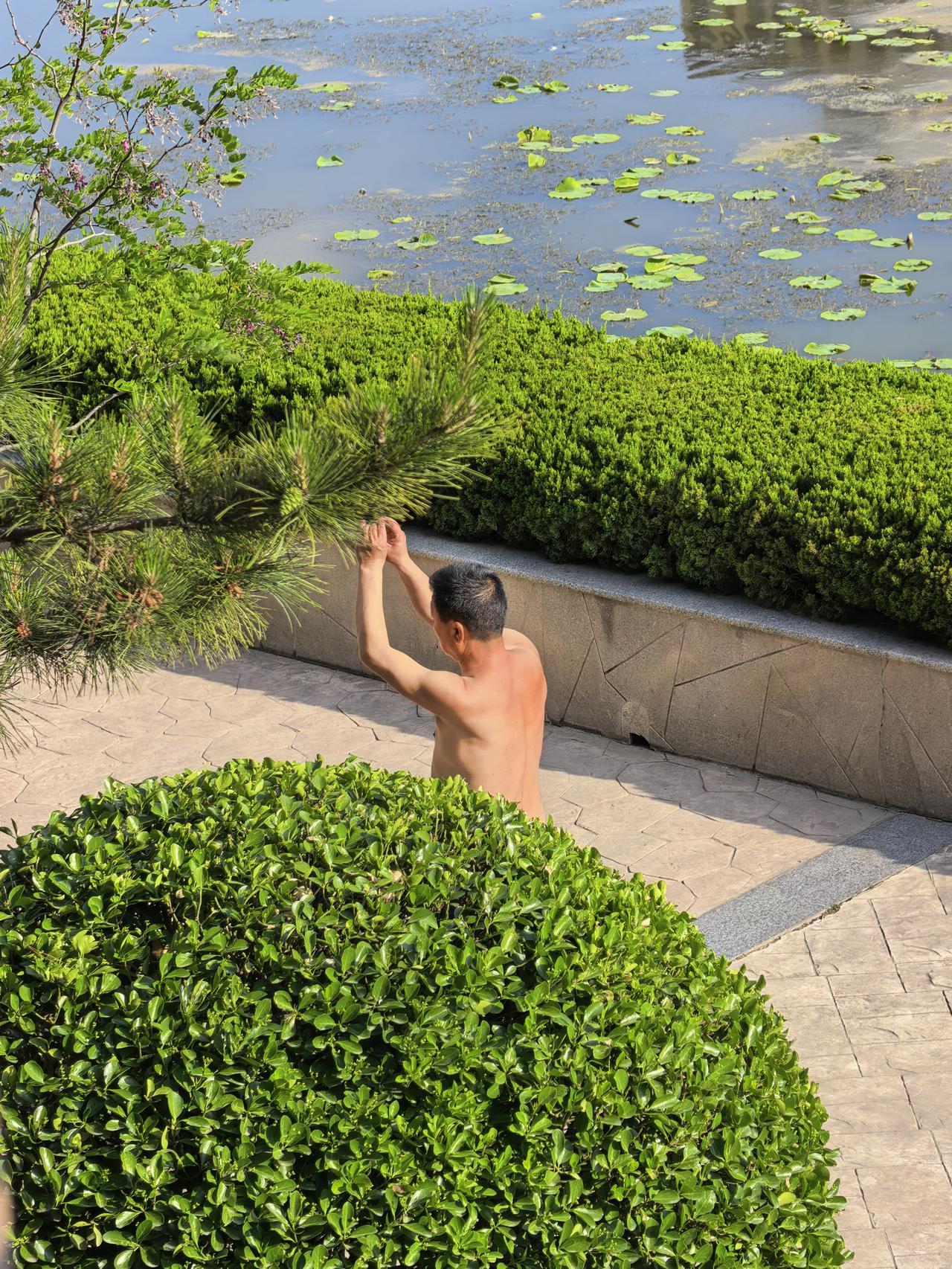 现在大家的生活水平越来越高，也越来越注重身体健康。

下午5点，我在河边散步，看