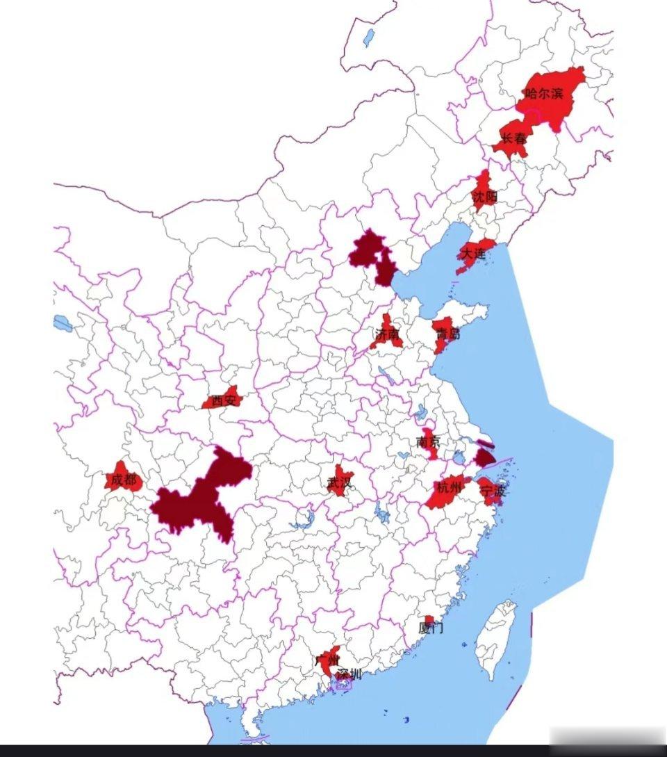 副省级城市和计划单列市有哪些 ​​​