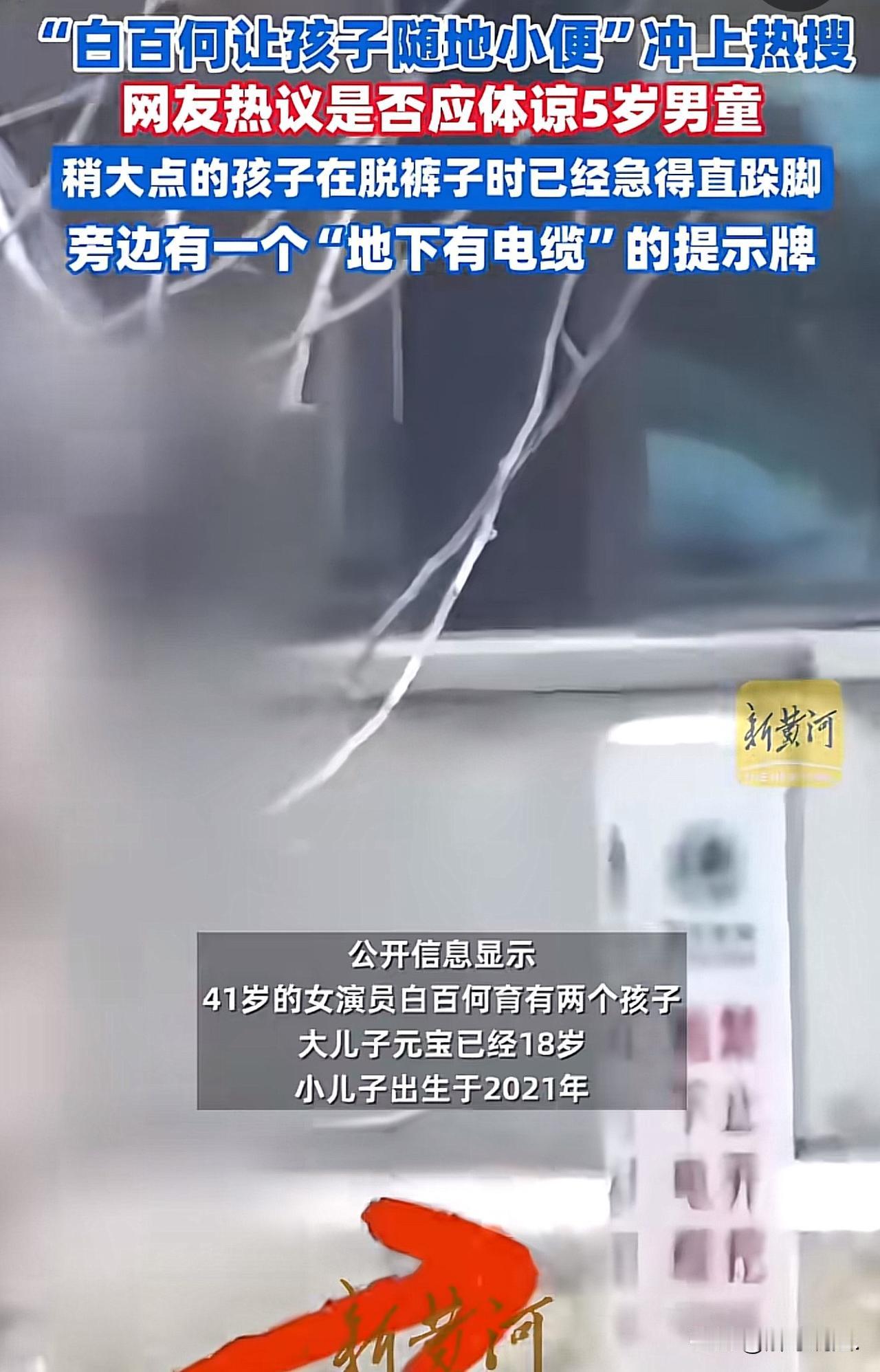 “没必要上纲下线吧？”北京，知名女演员带着两个孩子去公园玩耍，期间，两个孩子玩上