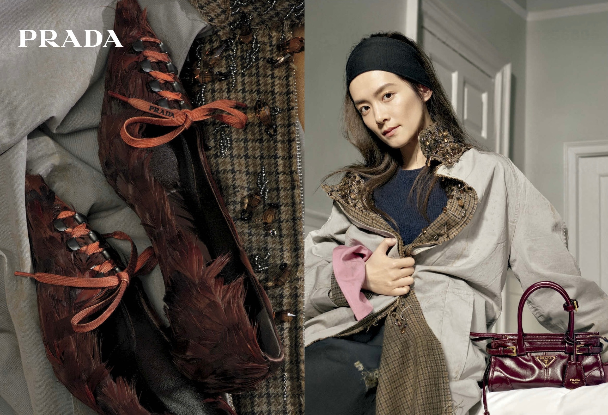 陈昊宇 x PRADA F/W 2026 Campaign今日份PRADA秋冬广