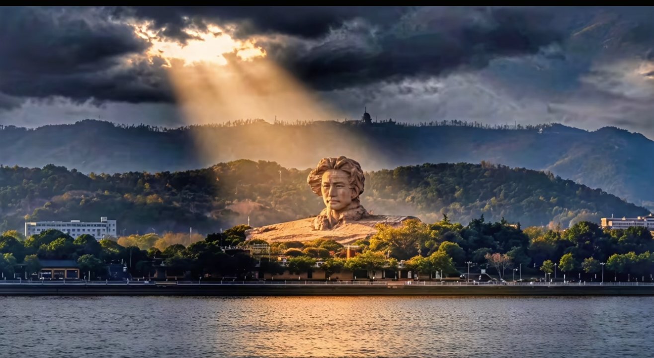 他来了，华夏存亡之际！建立了新中国 