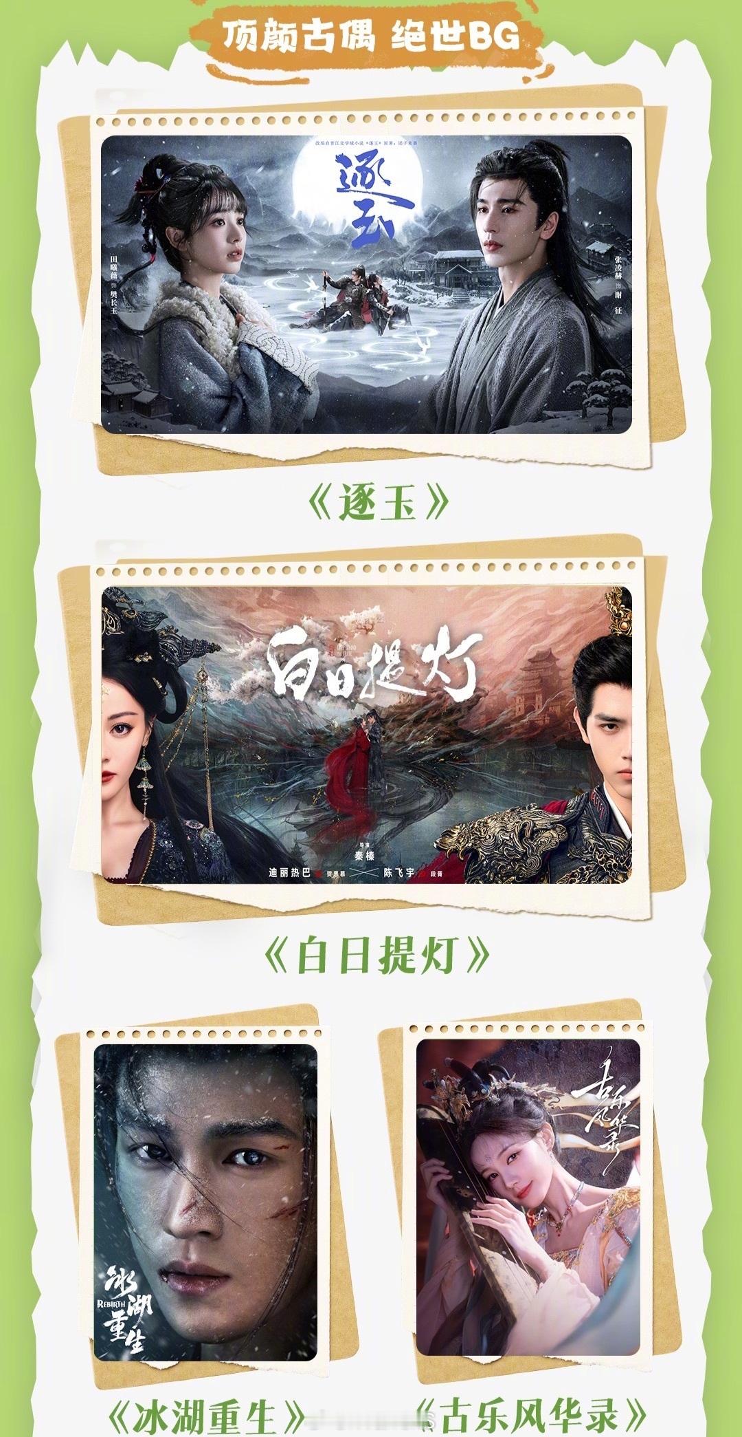 鹅家春日片单抢先看，这些待播剧里能按时播一半都算不错了，你都期待哪部剧呢？迪丽热