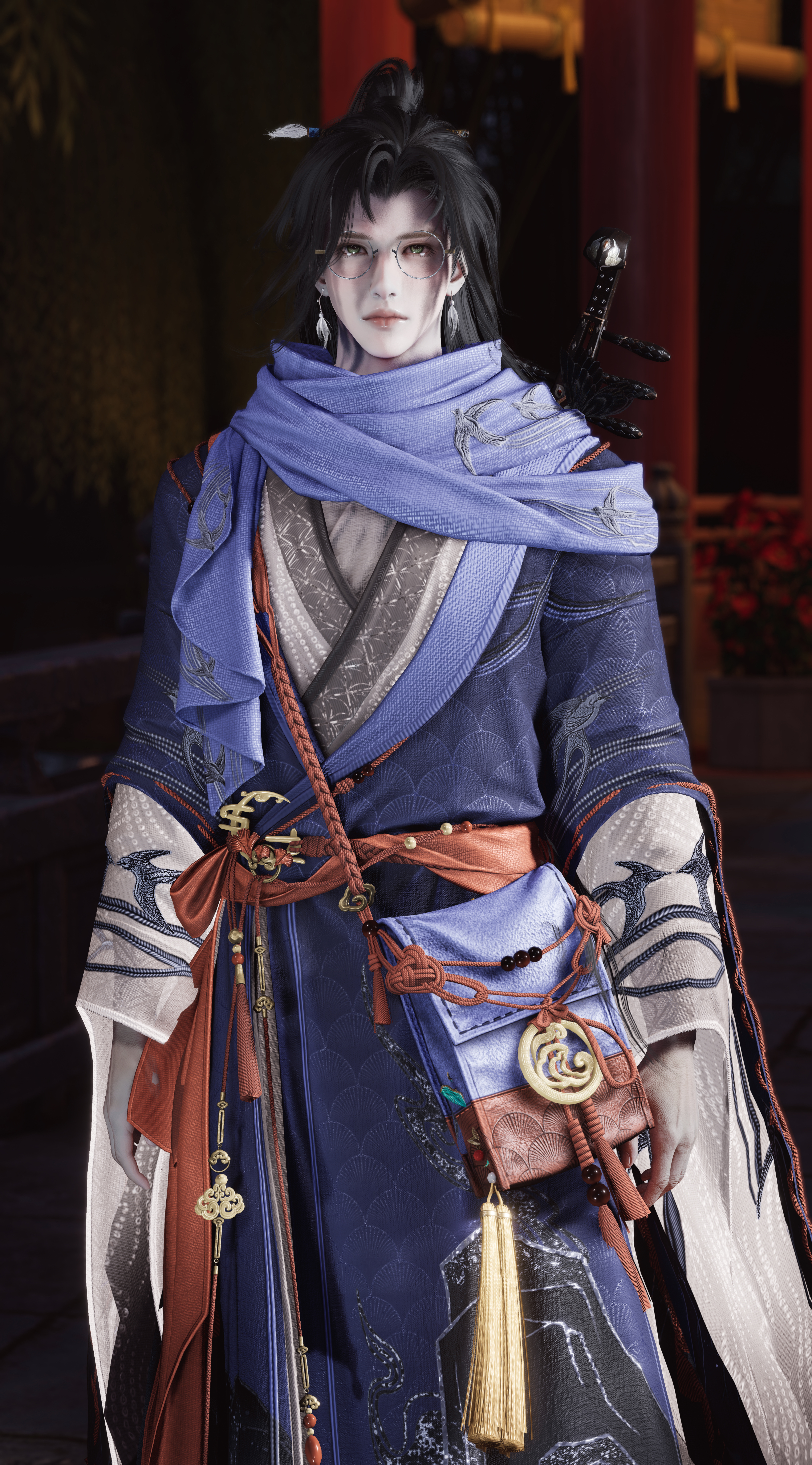 这个书生套太乖了，感觉更像小画师