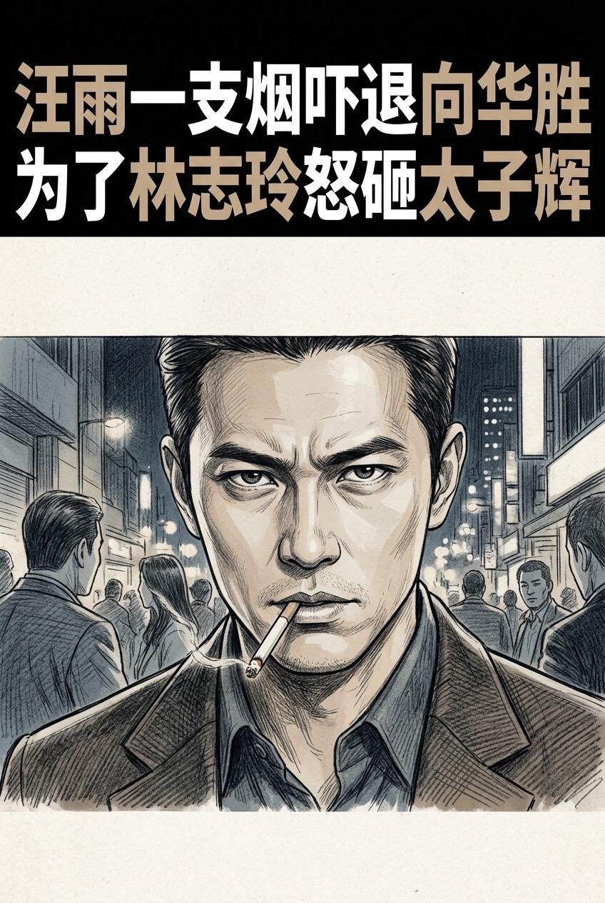 汪雨一支烟吓退向华胜，为了林志玲怒砸太子。辉