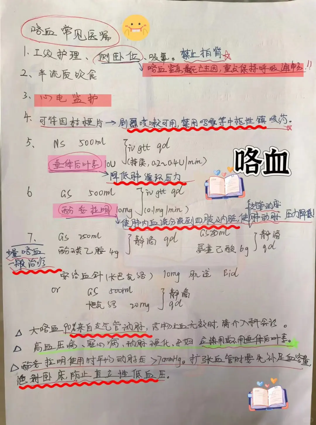 规培值班遇见咯血