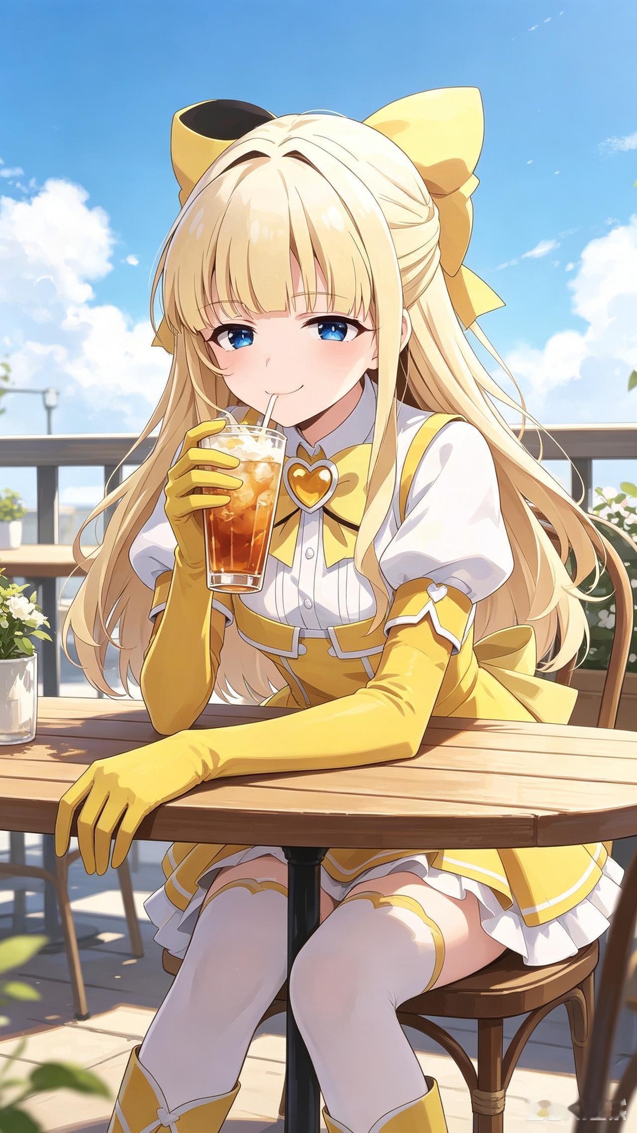 《憧憬成为魔法少女》请魔法硫磺吃烤大鱿鱼