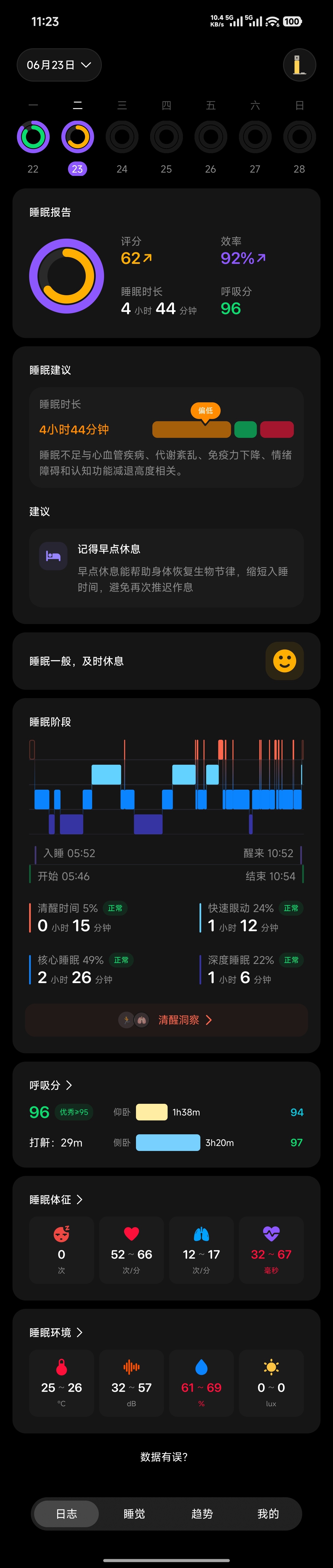 【睡眠打卡】 