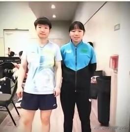 瑞满最大黑马中国台北小将彭郁涵，也是莎莎和头哥的小迷妹哦，哈哈哈！

原来她分别