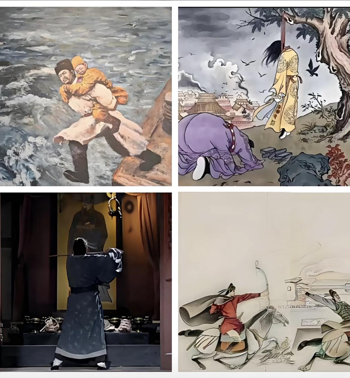 中国历史上著名的四大事件。
 
先从南宋末年说起，公元1279年，广东新会那场惊