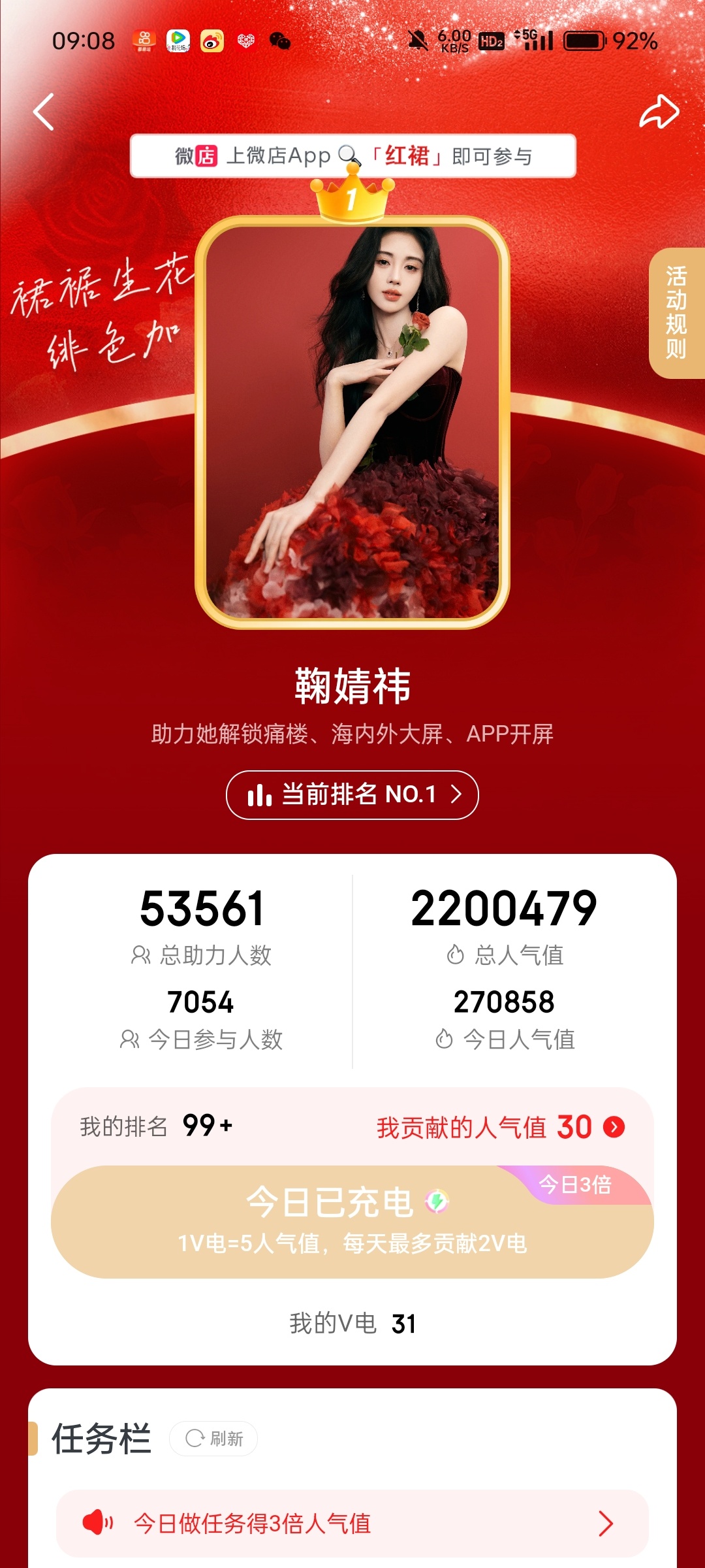 vd 红裙✔️-    专栏 · 夏刈专属「数据」库