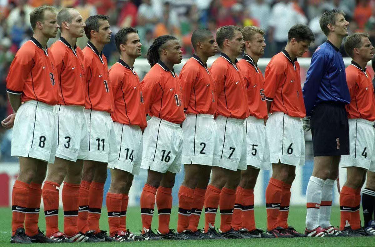 【怀旧老照片】⚽1998年法兰西世界杯🇳🇱荷兰队🟠⚪️ 