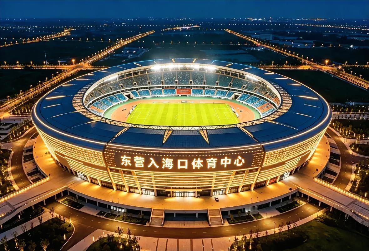 东营入海口体育中心瞎想图，真希望这张图片是真的，大东营什么时候有一座这样的体育中