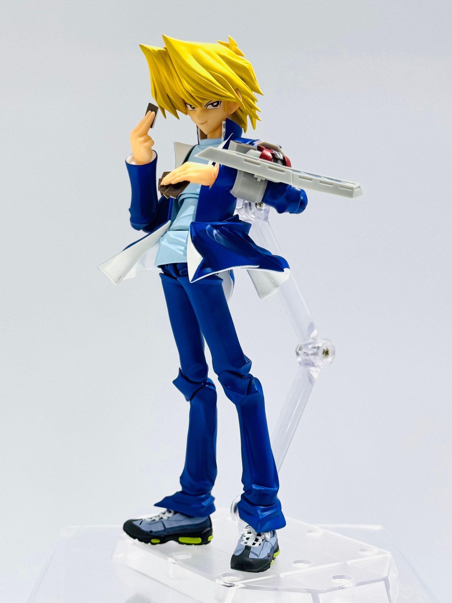 游戏王周边 海洋堂 转轮科技系列 可动人偶 城之内克也 WF2026夏 实物展示