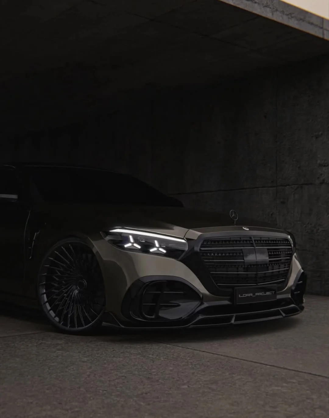 New look of the W223 facelift