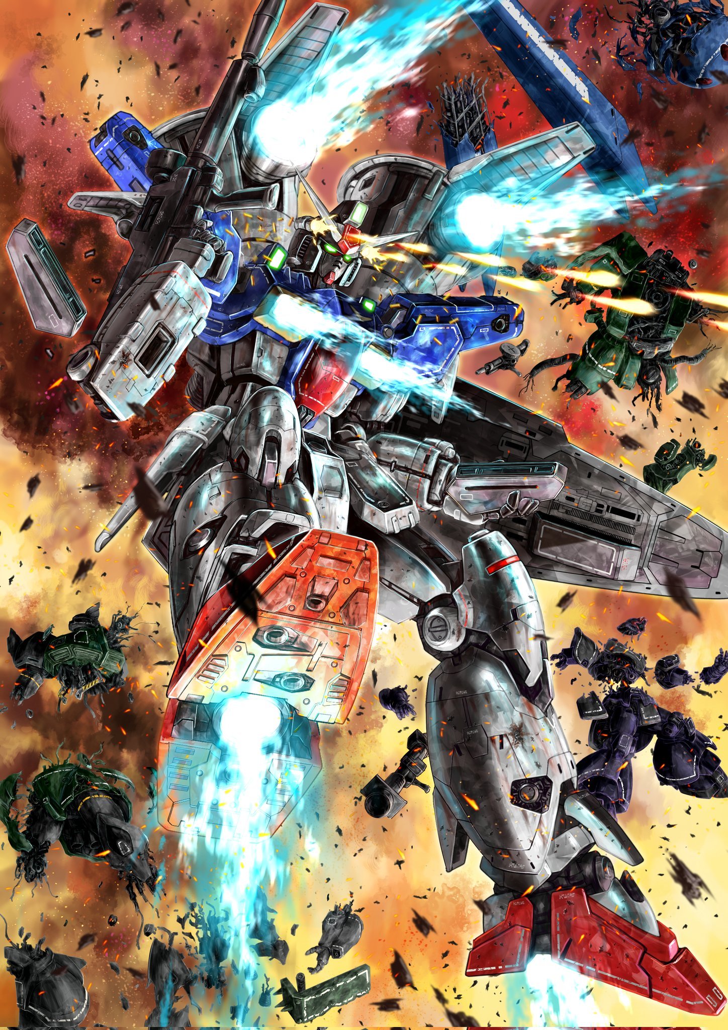GP-01Fb（via 残弾ゼロとな）高达