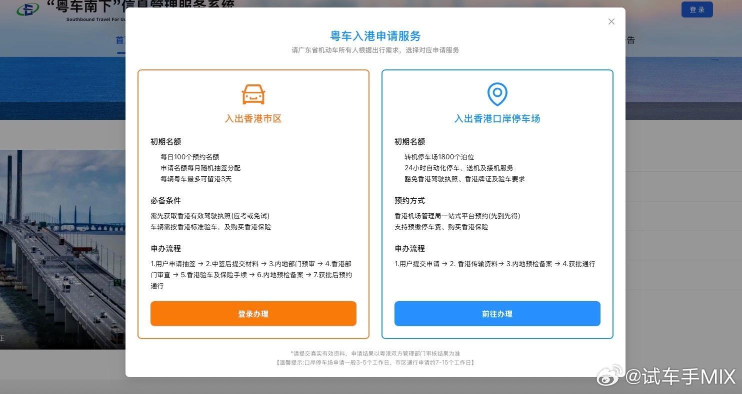 一早起来，预约粤车南下名额市区部分，大家记得提前准备香港驾驶证！！！其他材料你们