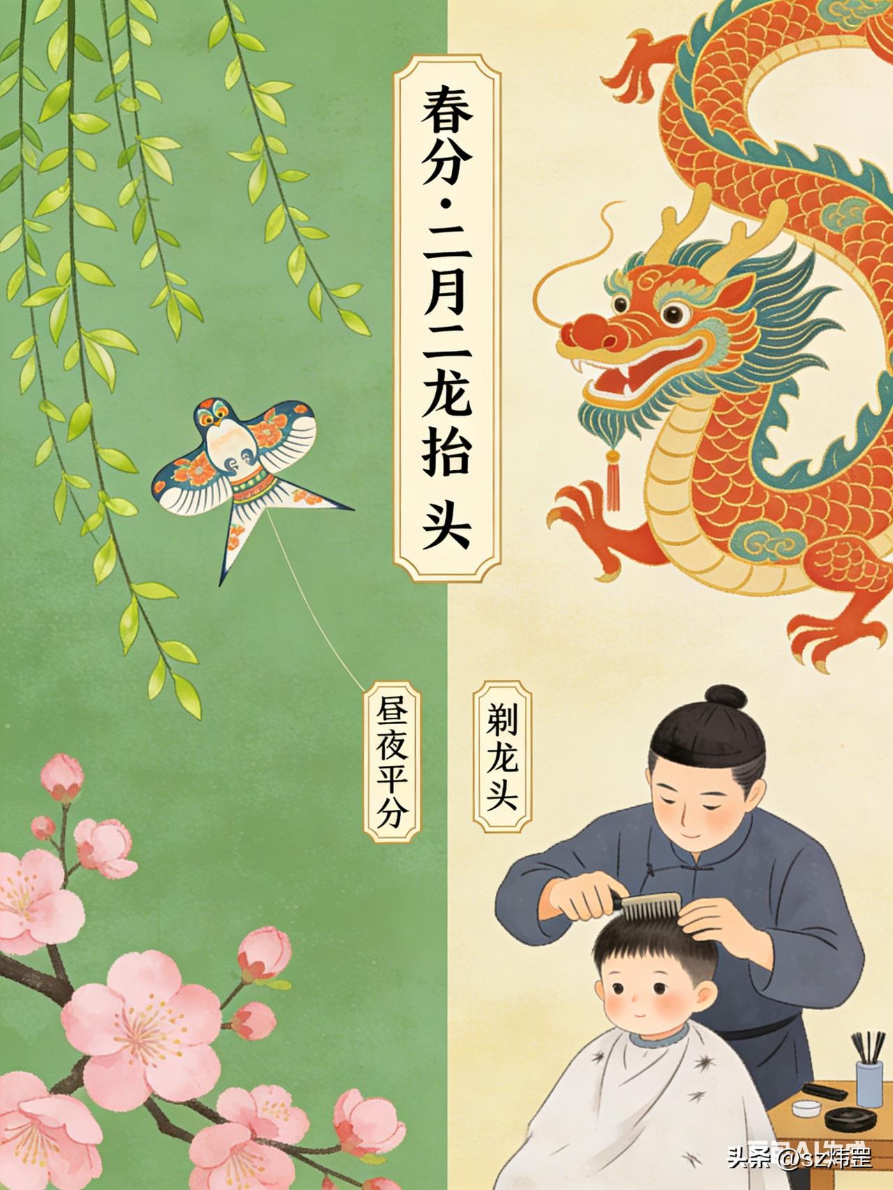 （原创）春分恰遇二月二
今天是农历二月二，又是春分日，下一次春分遇见龙抬头得等到