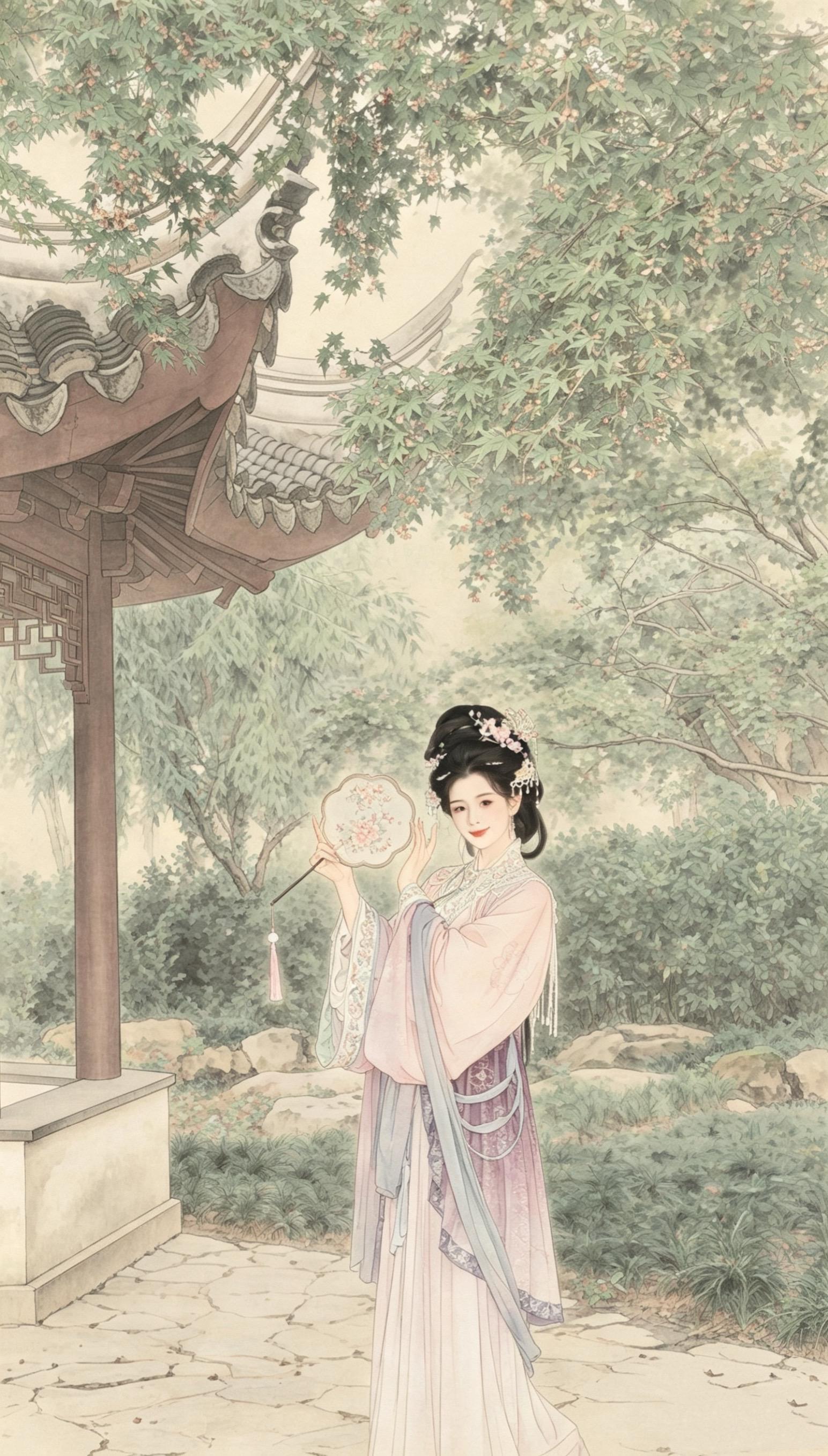 一朝入画卷 梦回已千年.