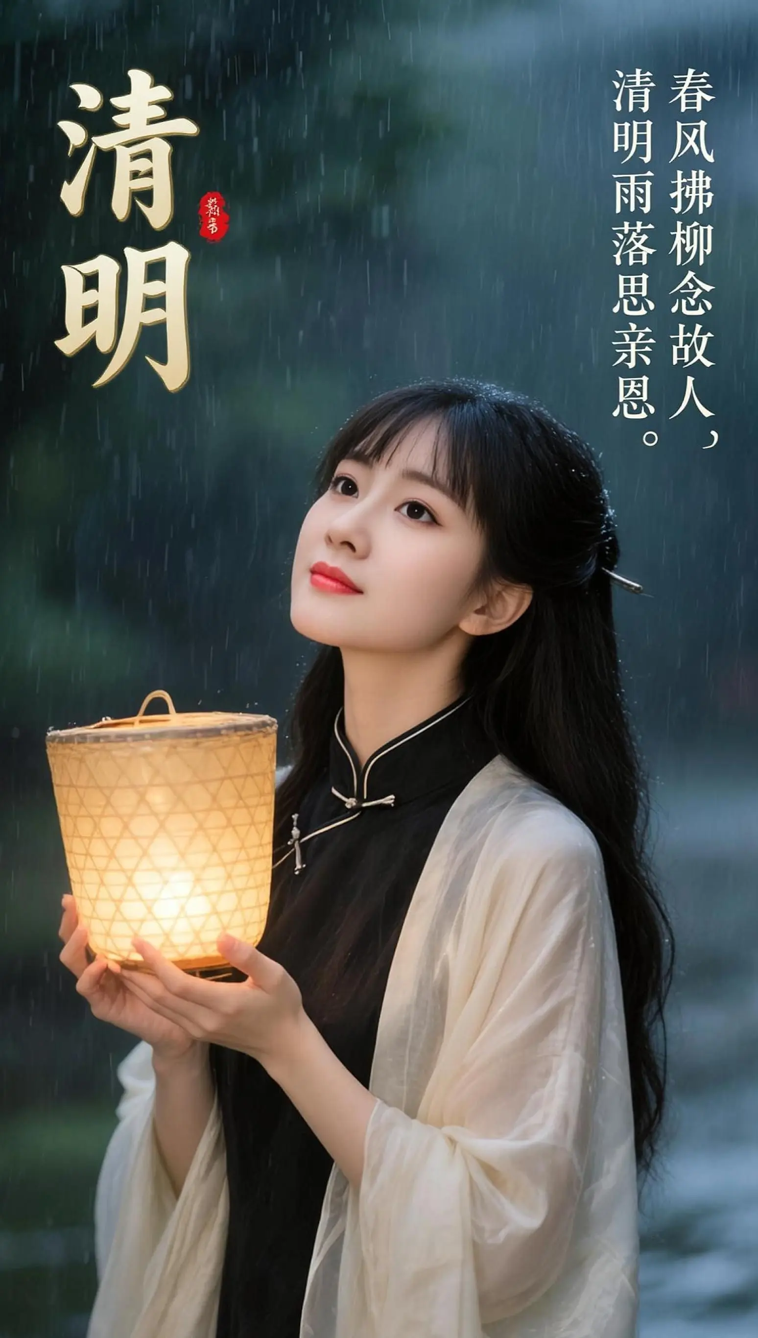 AI思念古风写真 随变ai随便玩 清明节思念亲人