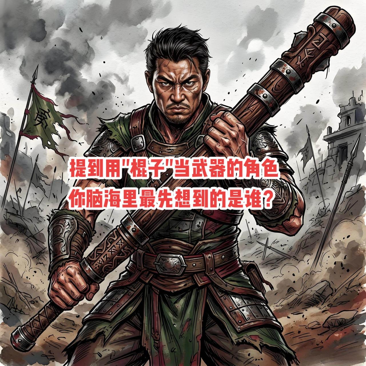赵匡胤：历史演义中代表人物，传说以"盘龙棍"（梢子棍前身）打下江山，是“用棍帝王