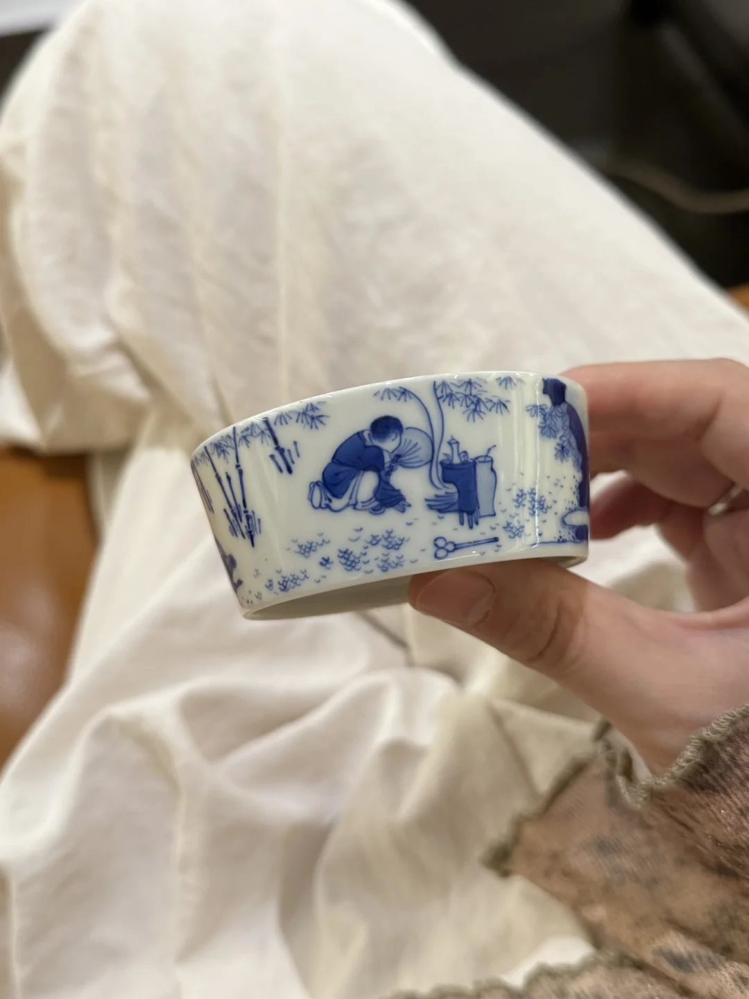 9.10茶器 明朝有意抱琴来曰何底款