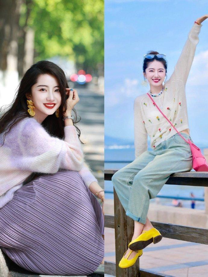 春天当然是穿彩色的季节啦🍬 把温柔又明亮的色彩穿在身上，整个人都跟着轻快起来，