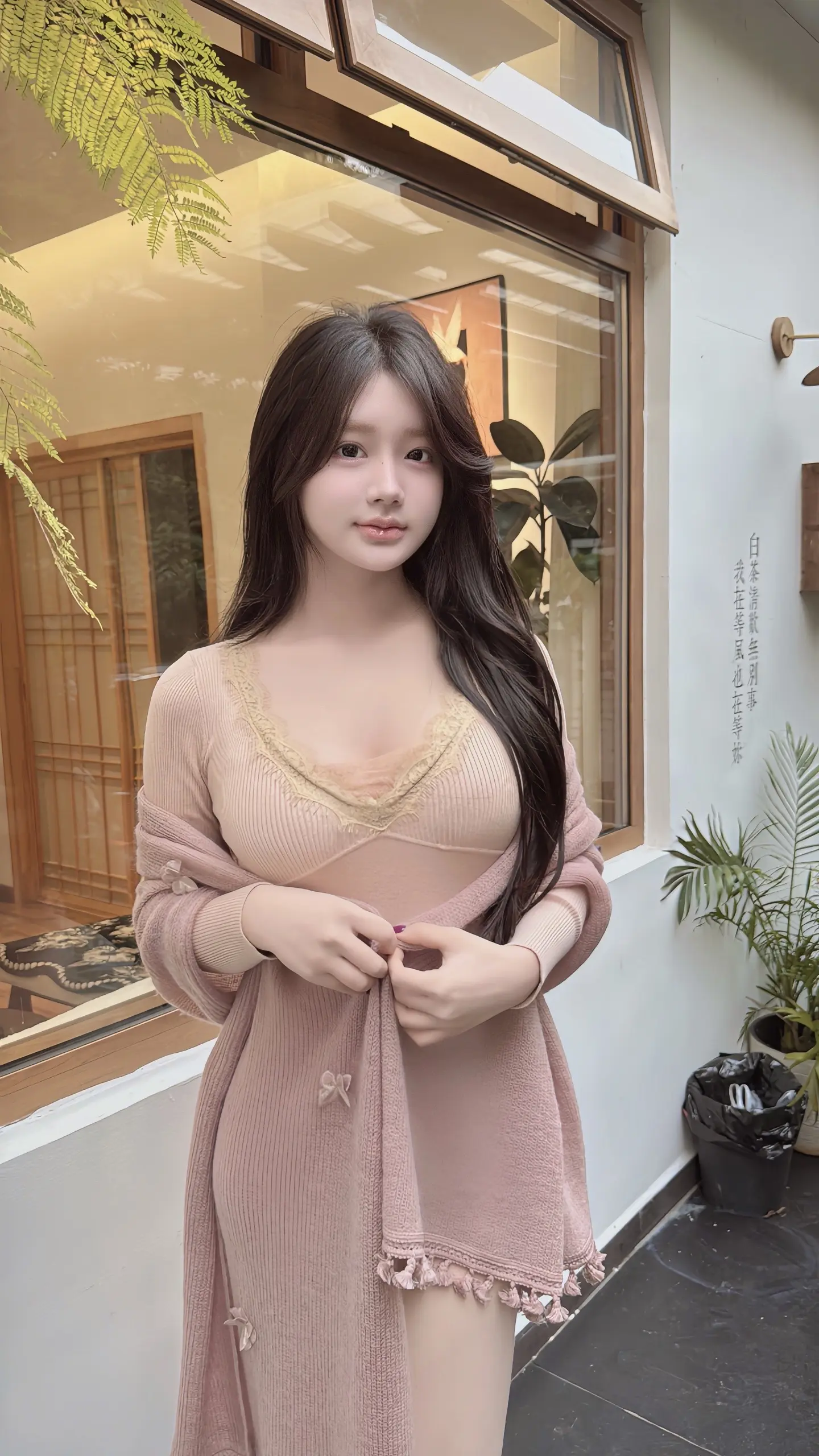 纯白的茉莉花。