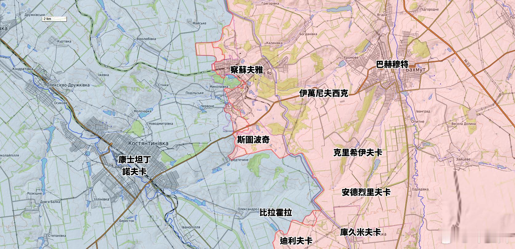 在擊潰最後一支烏軍防禦的主力後，俄羅斯南部軍區控制了察蘇夫雅，這也是今年夏季攻勢