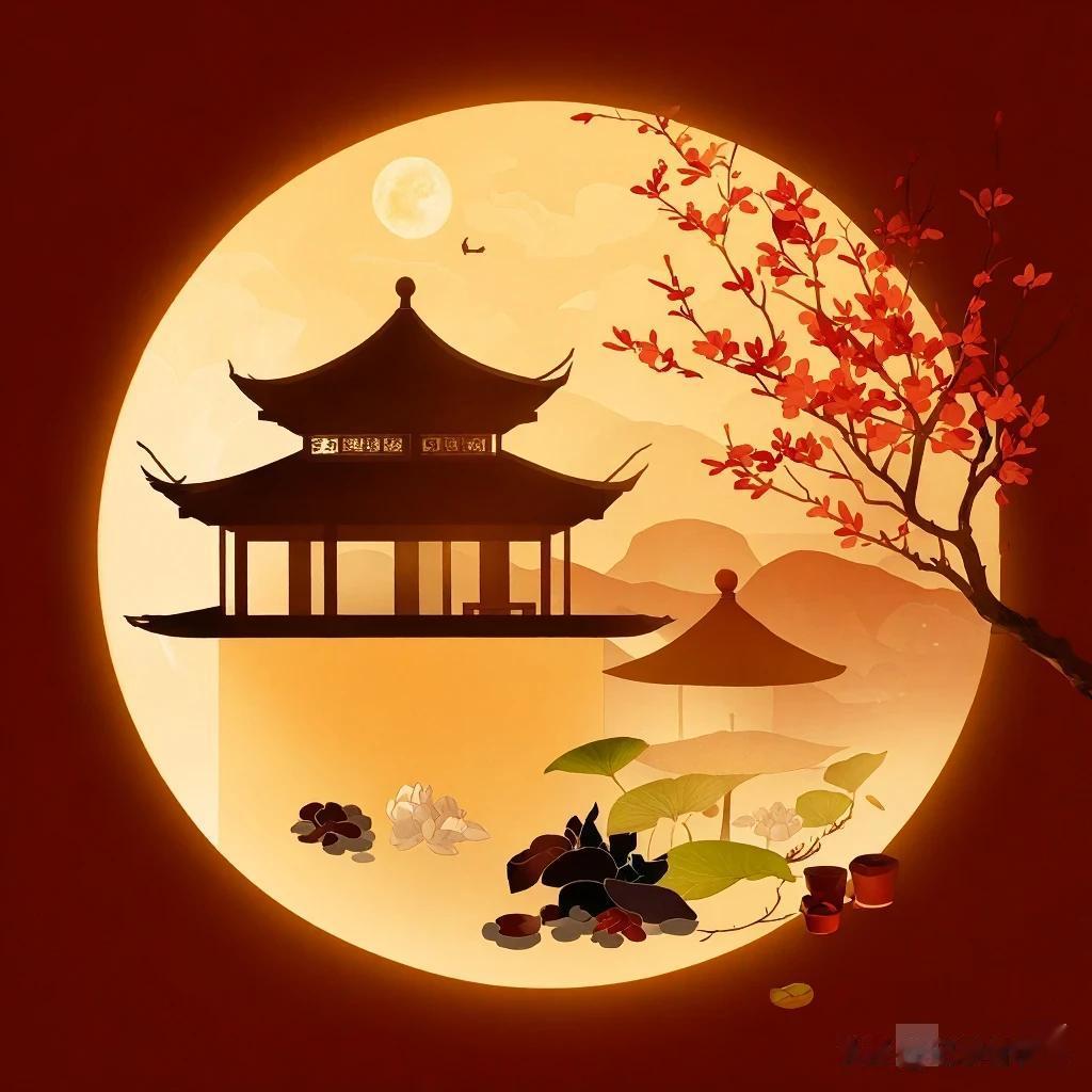 #诗词里的中秋#

皓月当空，夜色如水，
中秋佳节，思念悠长。
家人团聚，温馨满