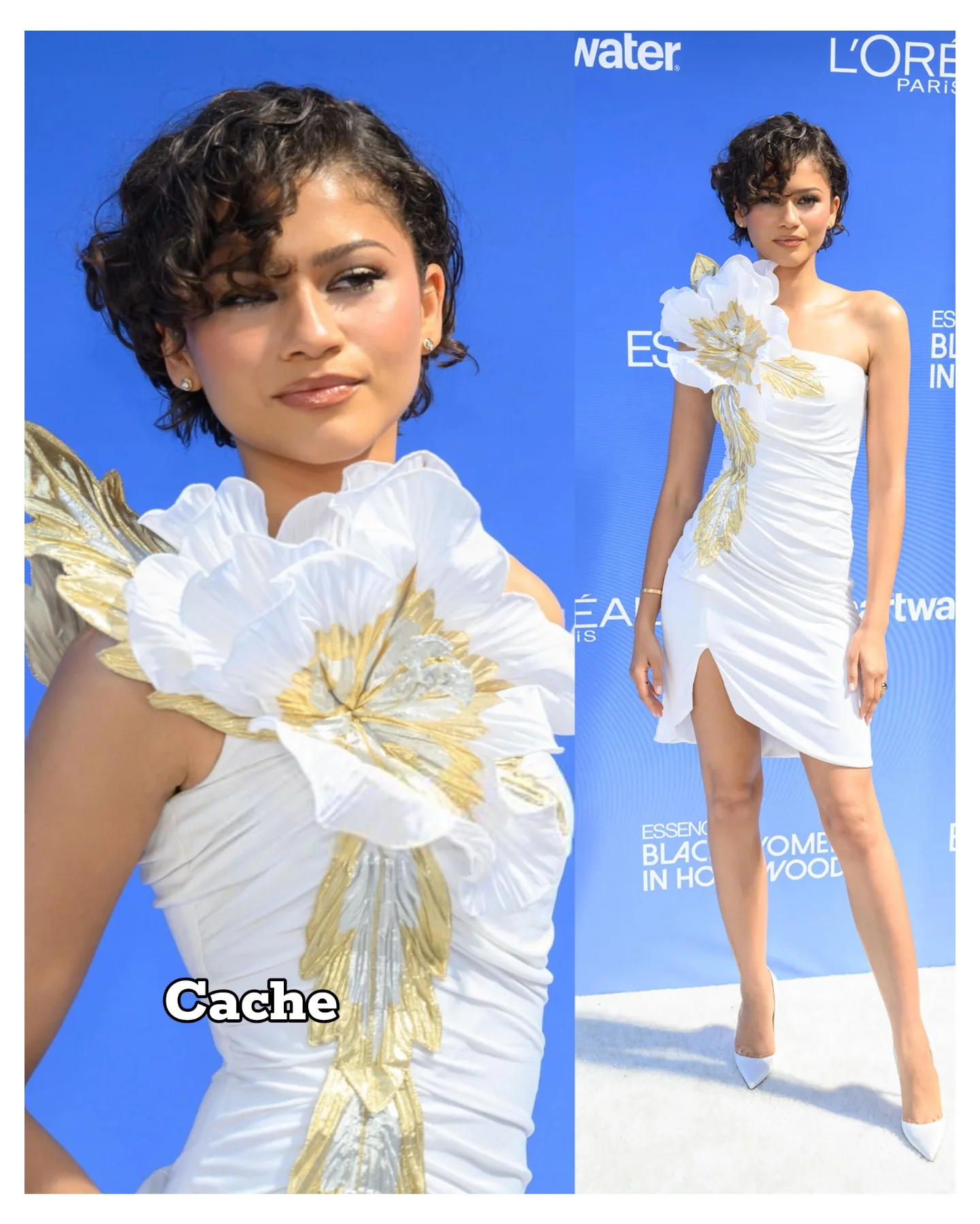 Zendaya和她的造型师Law Roach在宣传造型上是真会花心思！她和Rob