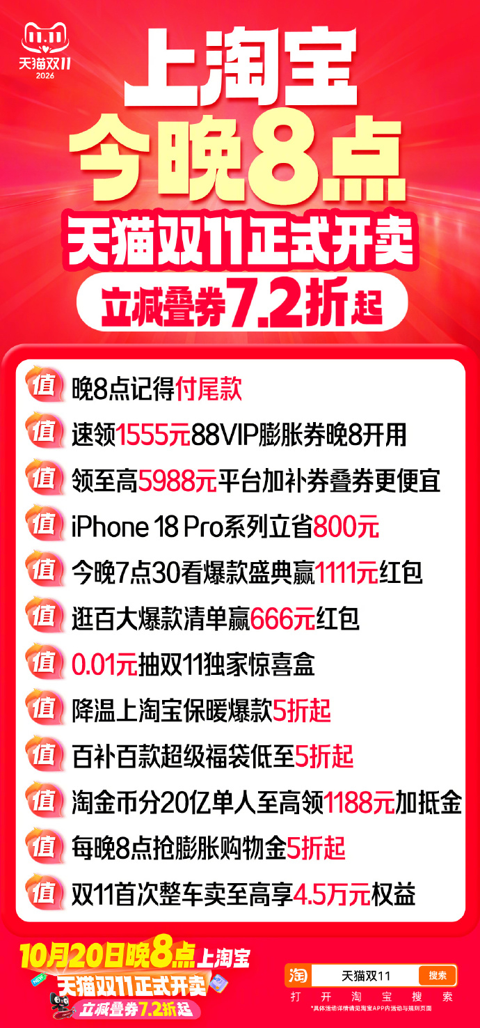双十一付尾款 所有过日子人看过来！一张图说清楚今年双11怎么买最优惠，拿下双11