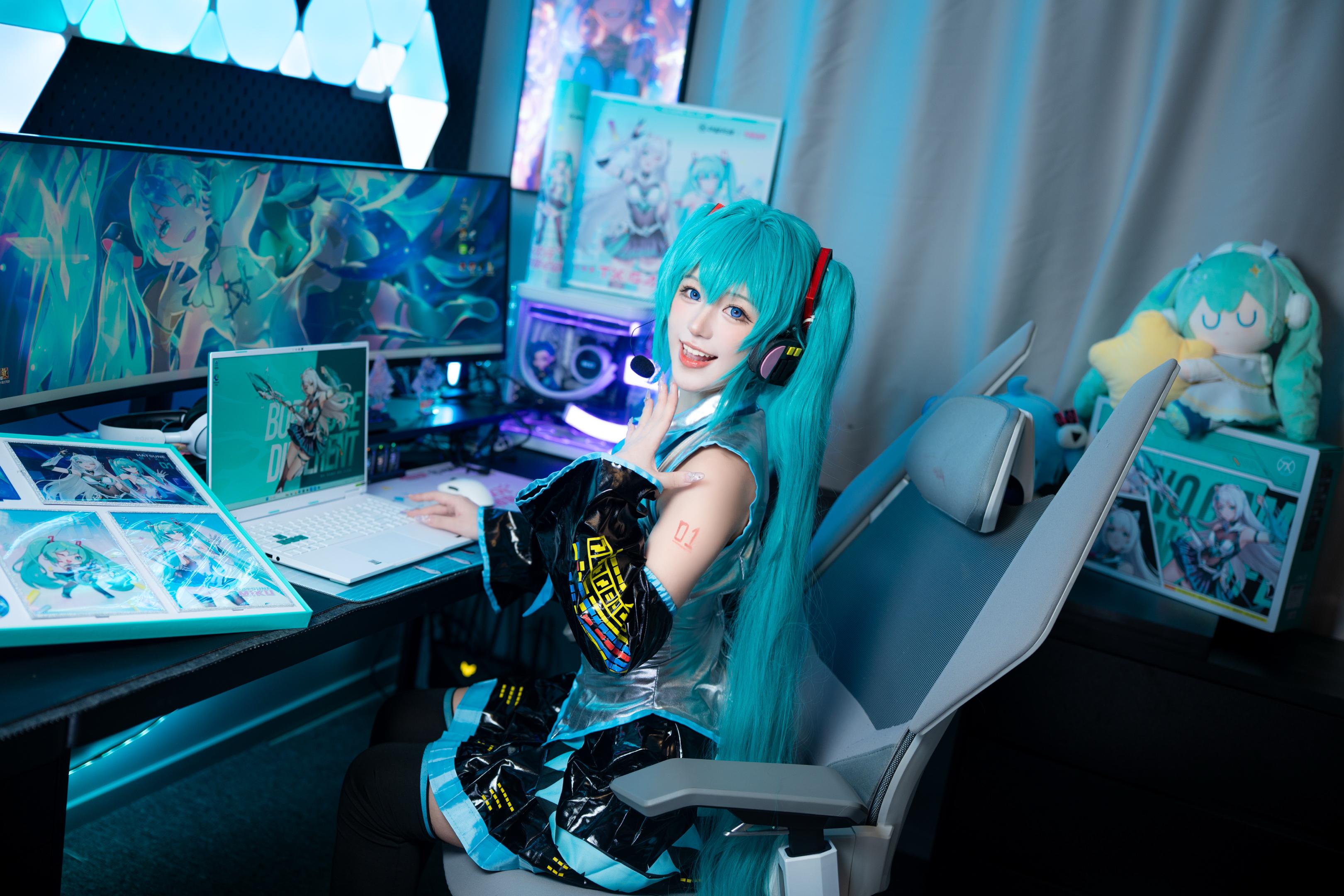 潮玩新次元 买华硕天选6 Pro 酷睿初音未来版游戏本，下单即得华硕天选x初音未
