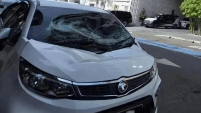 针对网传中国女游客周日（7 日）在马来西亚沙巴（又称哥打基纳巴卢）一间酒店坠楼身