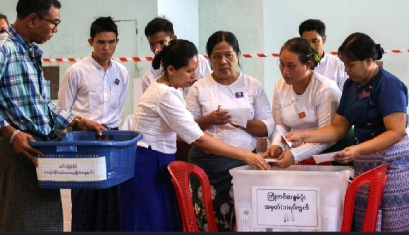 缅甸于2021年军事政变后首次举行大选，官方公布的首阶段点票结果显示，亲军方的联