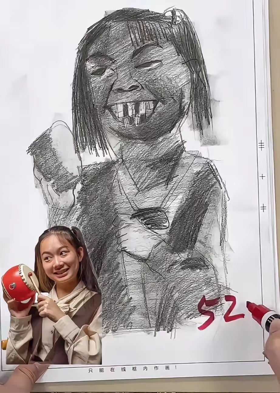 花3000给侄女报的美术班，画风独一无二，活脱脱现实版毕加索 