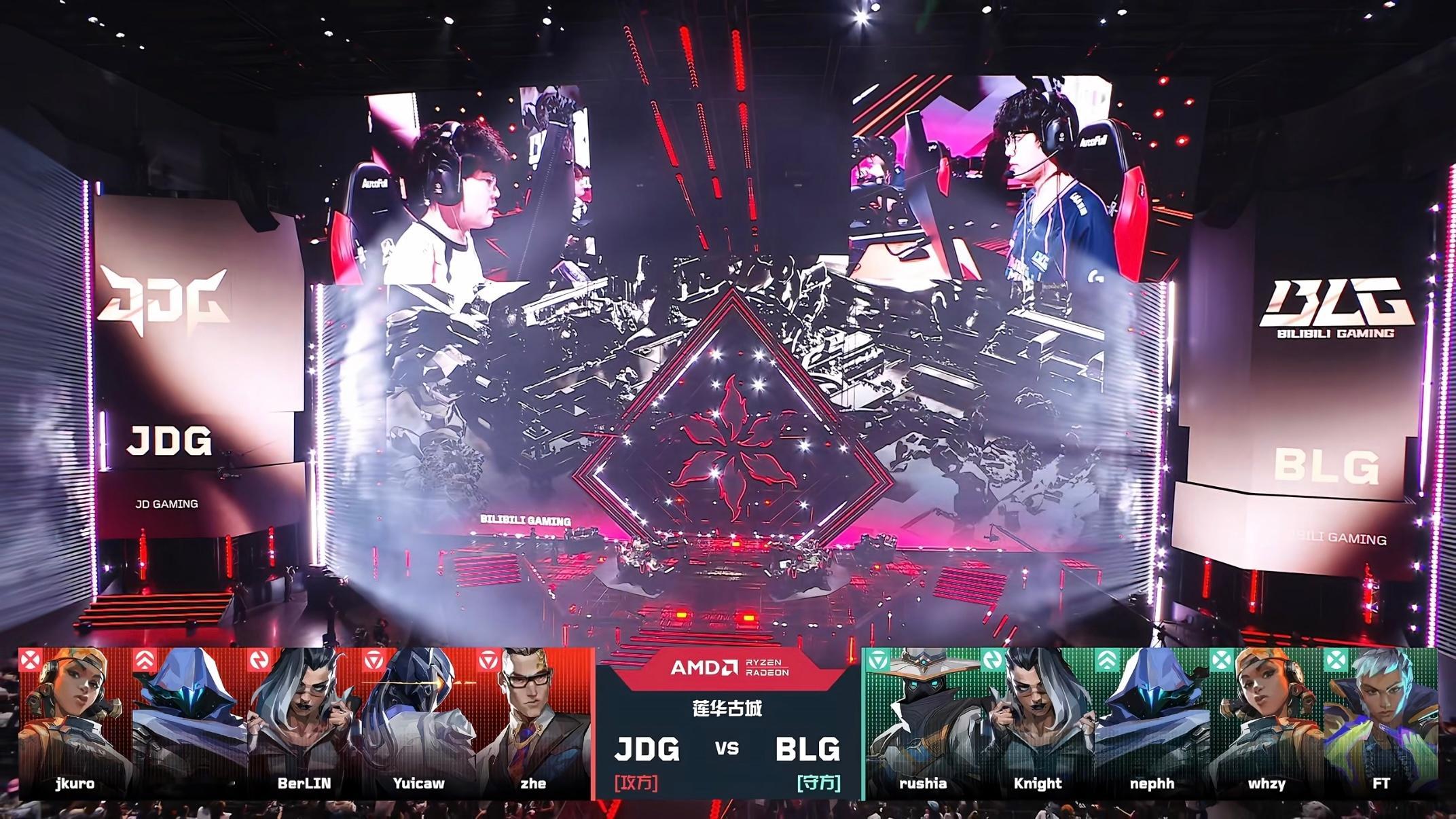 赛事BP｜2026VCTCN第二赛段 JDG vs BLG BO3地图选择：莲华