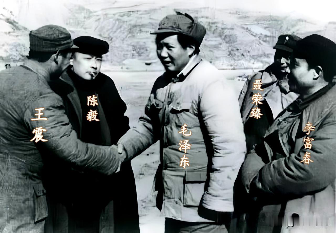 🍁1944年抗战迎来关键转折，在毛主席领导下，革命圣地延安群英汇聚。

陈毅、