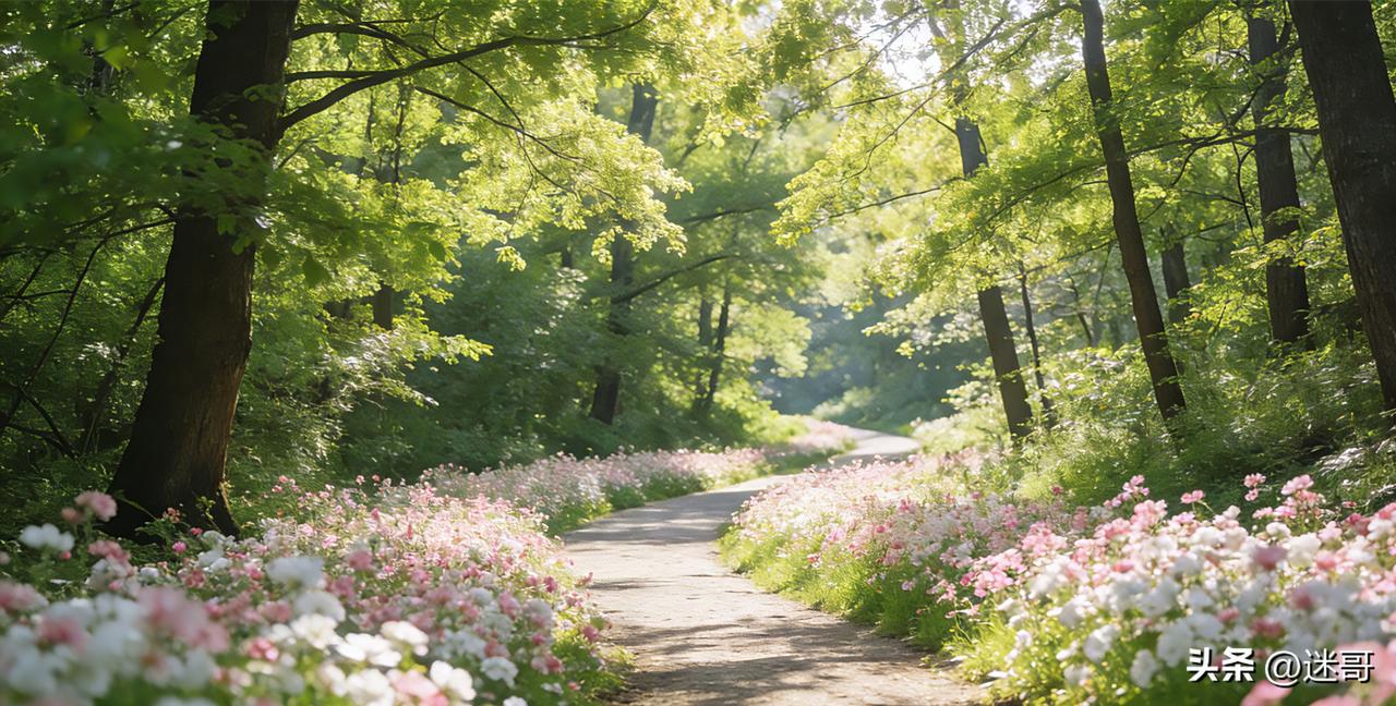 今天趁着天气不错，特意去户外拍了些短视频素材。

风吹着树叶，阳光洒在路上，随手