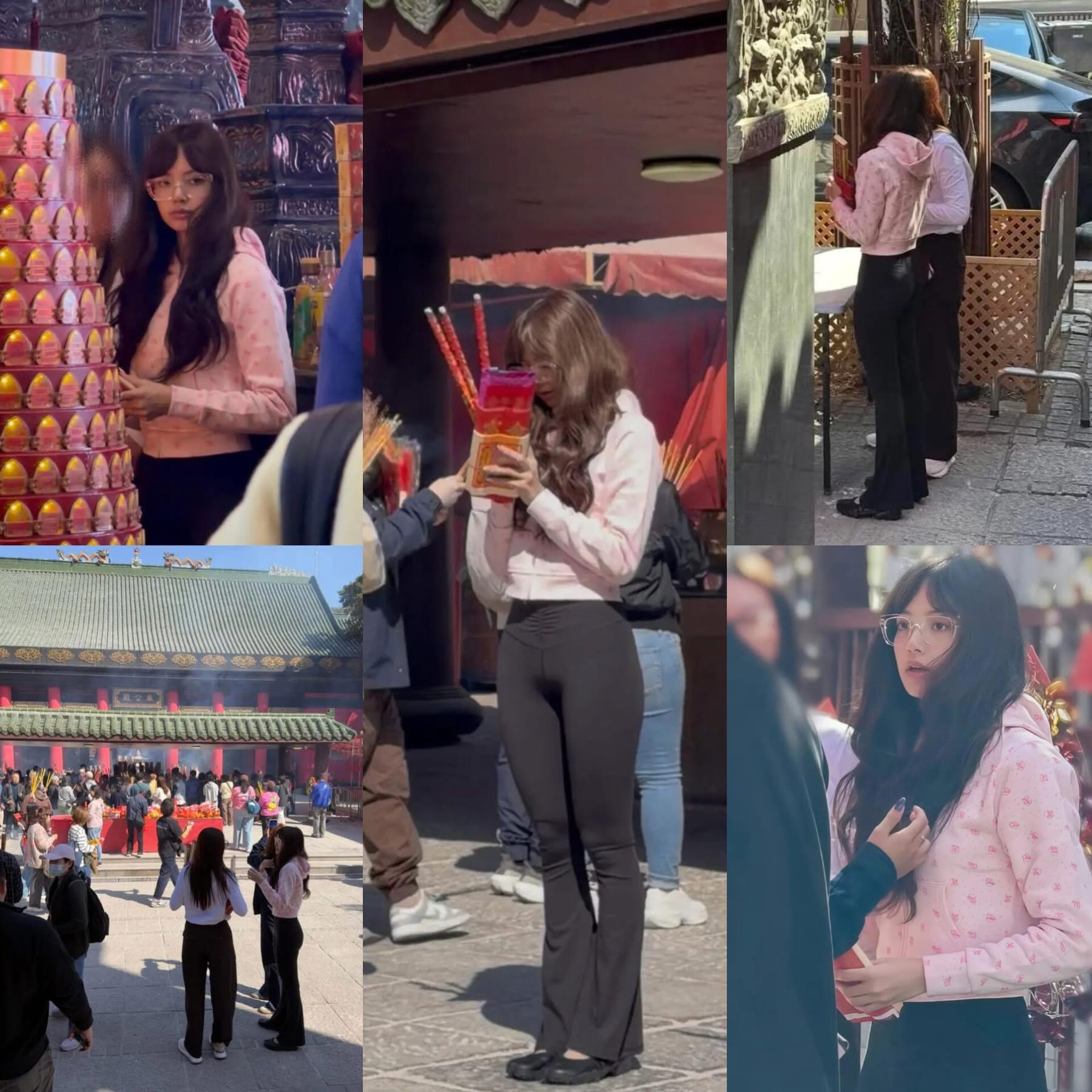 Lisa 靜靜雞「賣甩」其他幾位去咗車公廟求籤😂Blackpink 巡迴演唱會