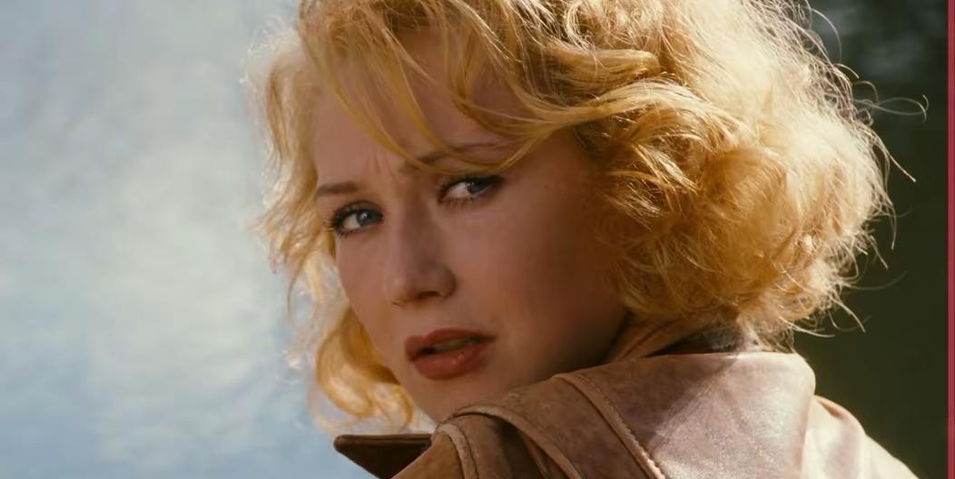 梅丽珊卓年轻时候。