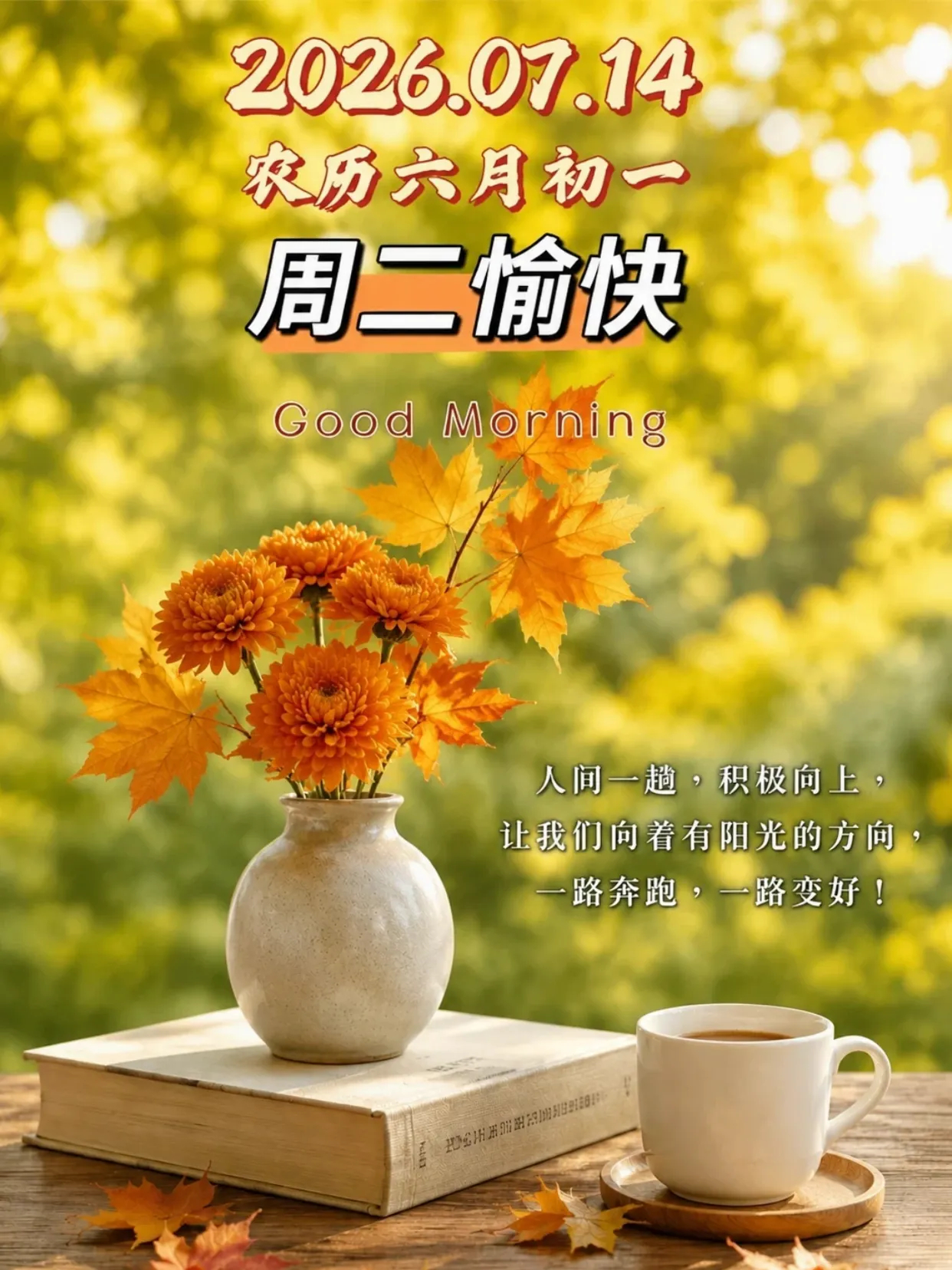 🔆𝓖𝓮𝓷𝓽𝓵𝓮 𝓜𝓸𝓻𝓷𝓲𝓷𝓰🌻🌻晨风吹巷陌，晨