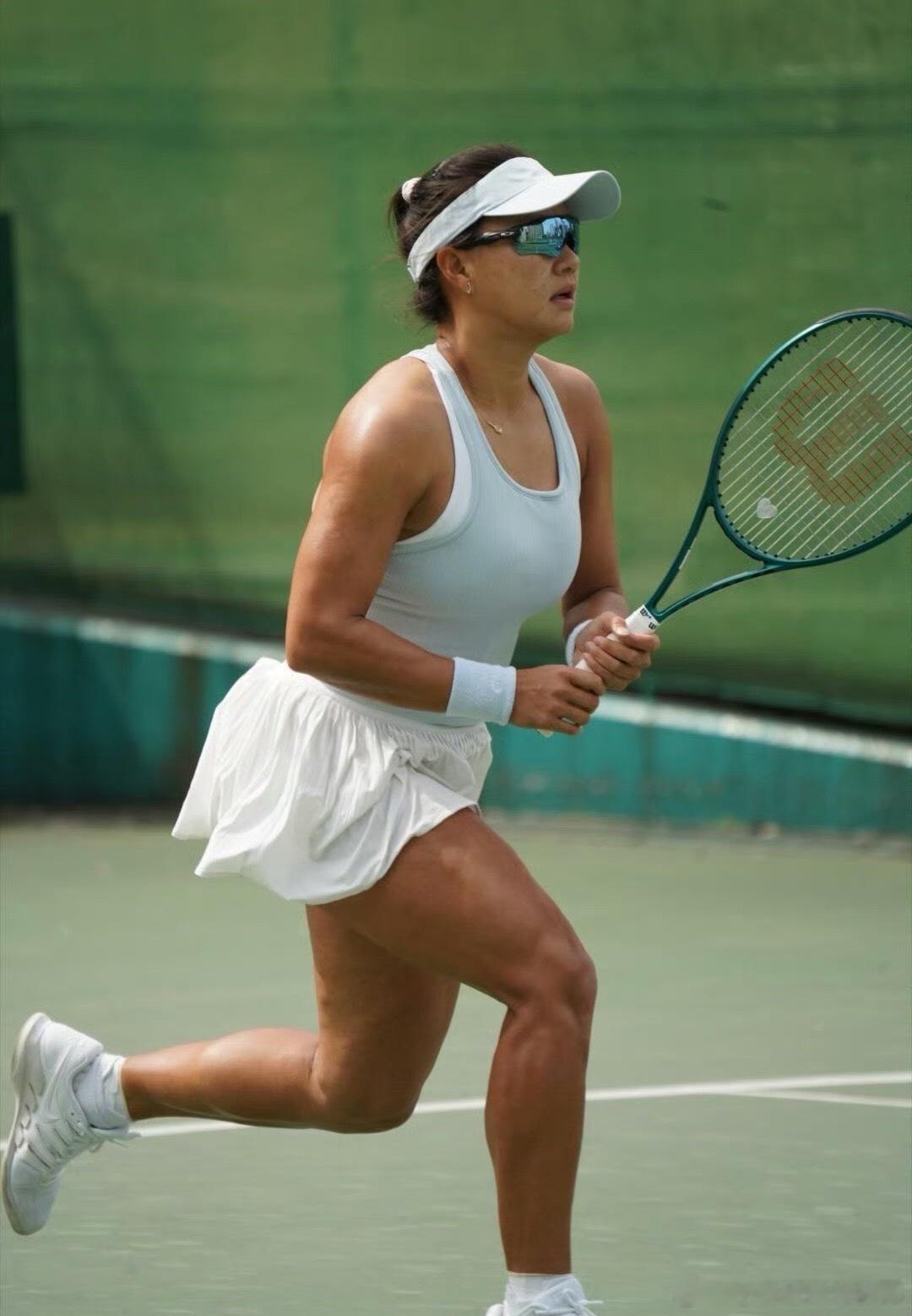 ITF高阳W35女单第二轮郭涵煜🇨🇳苦战三盘以6-1/1-6/6-1力克王康