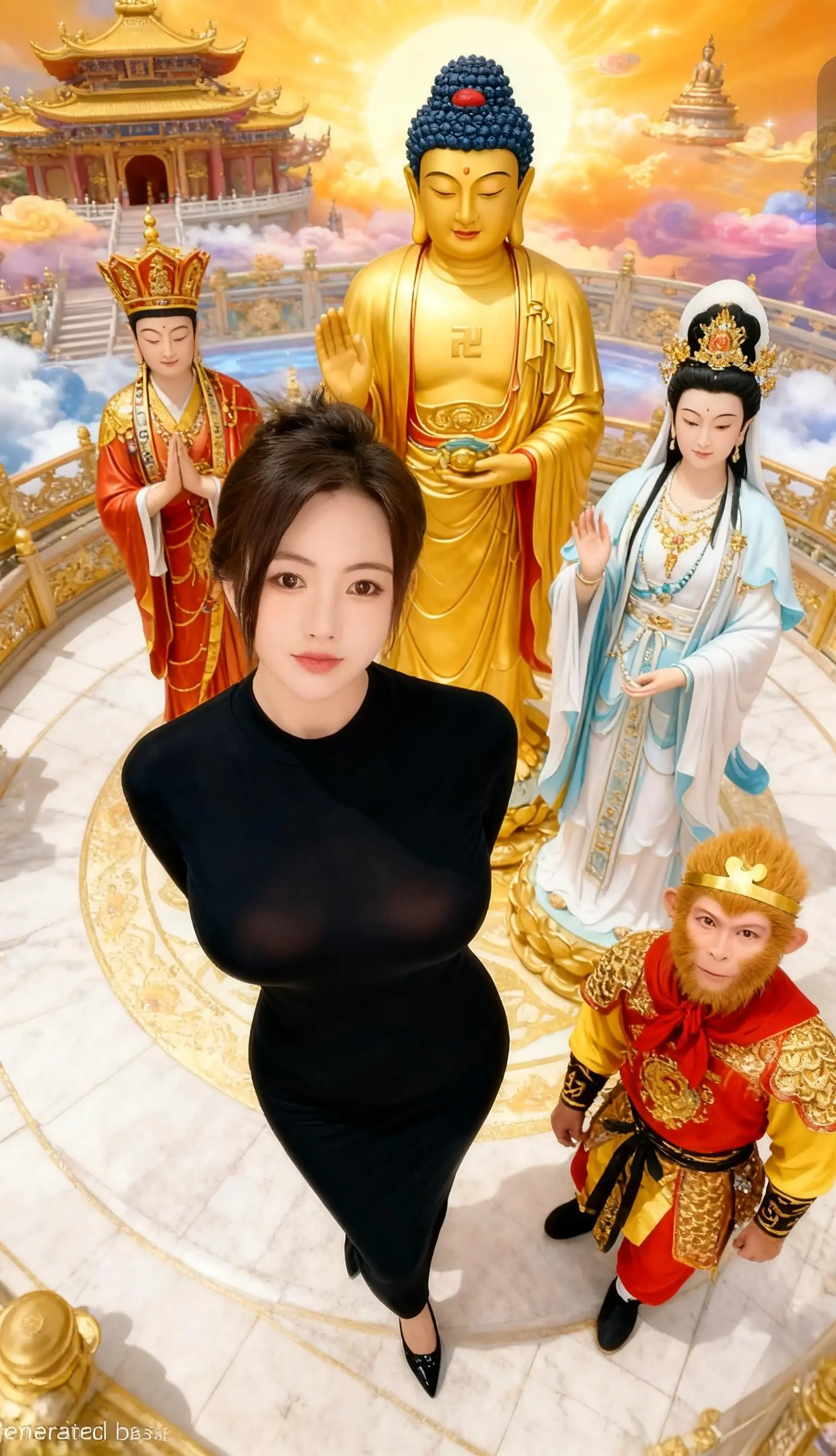 天宫合影风 优雅气质 秀出好身材 女神 性感女神