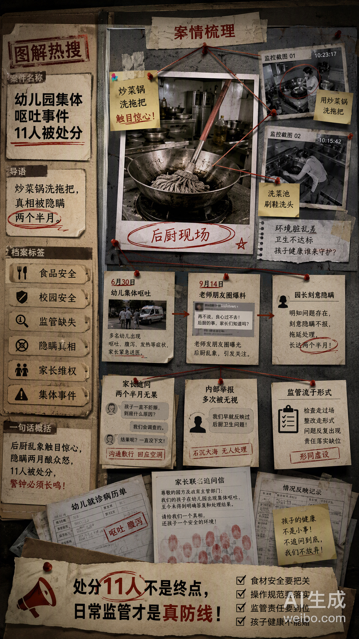 幼儿园集体呕吐事件11人被处分 看到南京这事儿我气得手都抖！给孩子做饭的锅居然拿