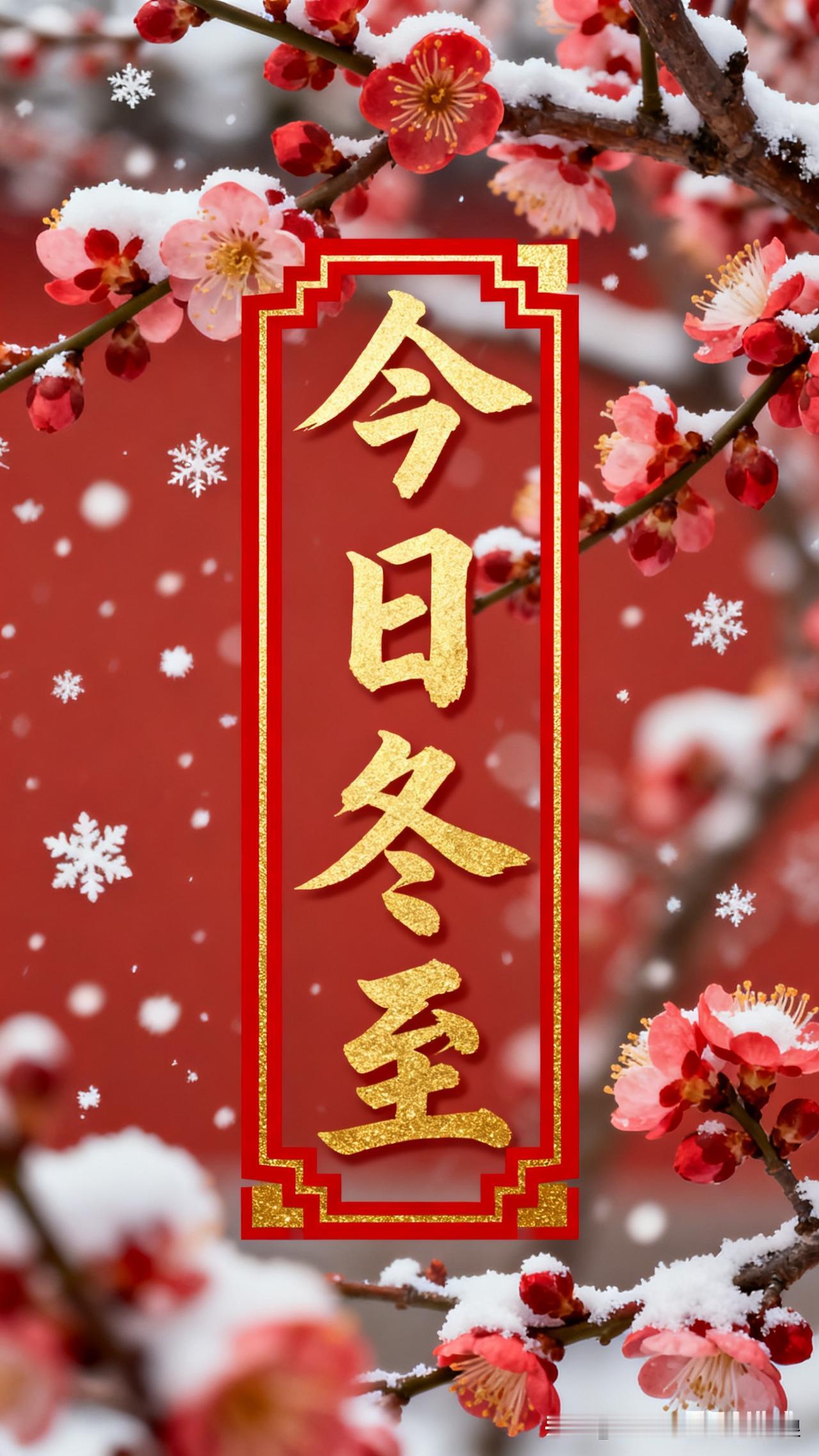 冬至大如年，问候不能断！祝头条的兄弟姐妹们，吃好喝好，暖暖和和过冬天，来年事事顺