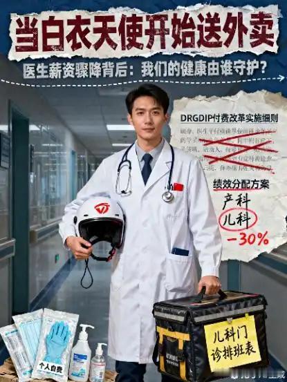 白大褂与外卖服：一位儿科医生的双面人生背后的医疗困境
傍晚六点，广西某二级公立医